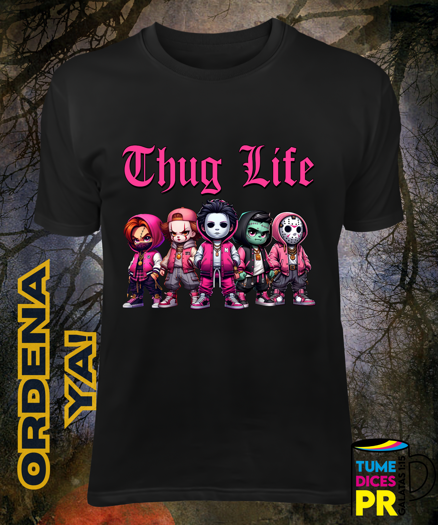 Camiseta Halloween THUG LIFE 4