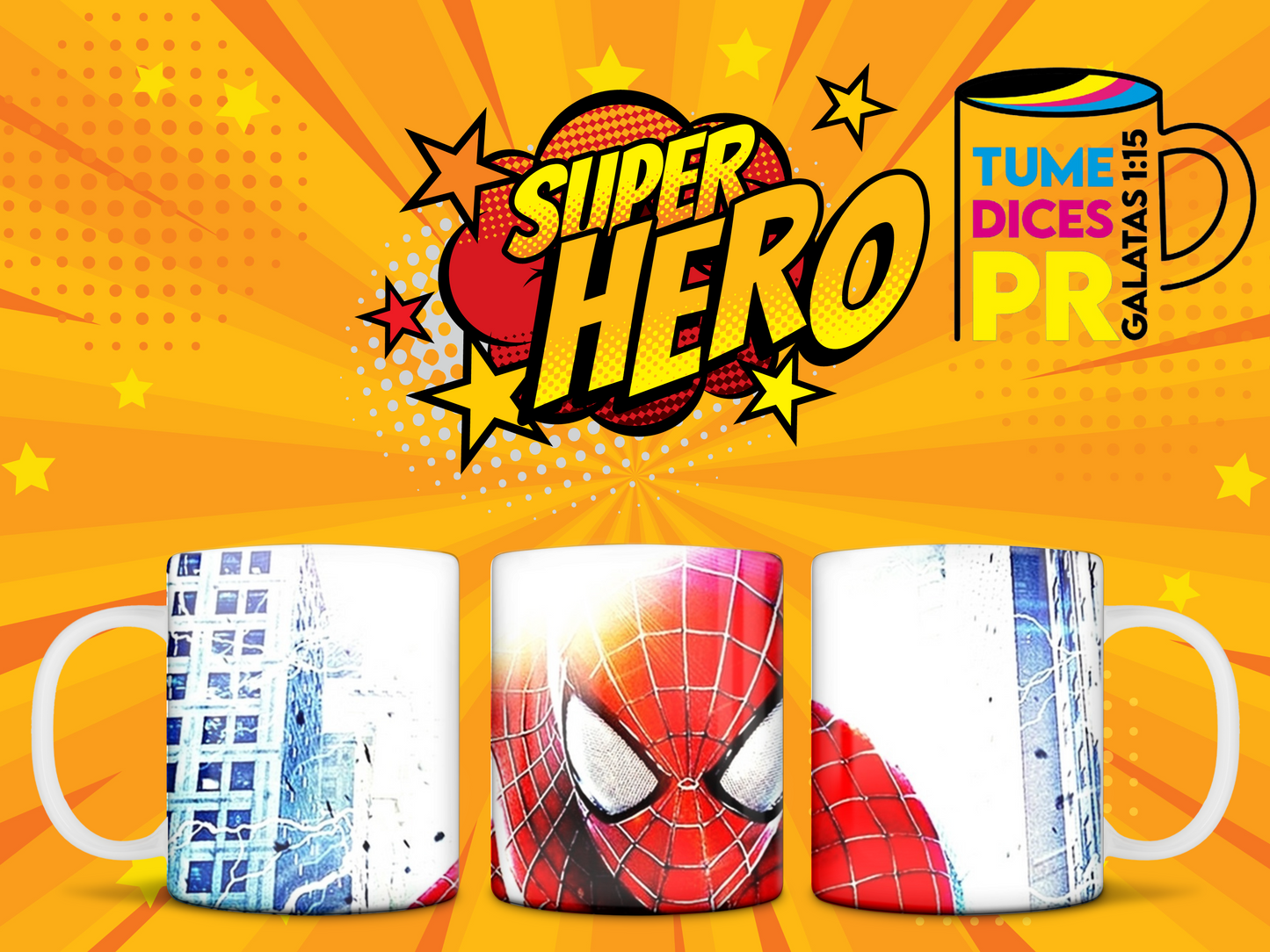 Taza SUPER HEROES