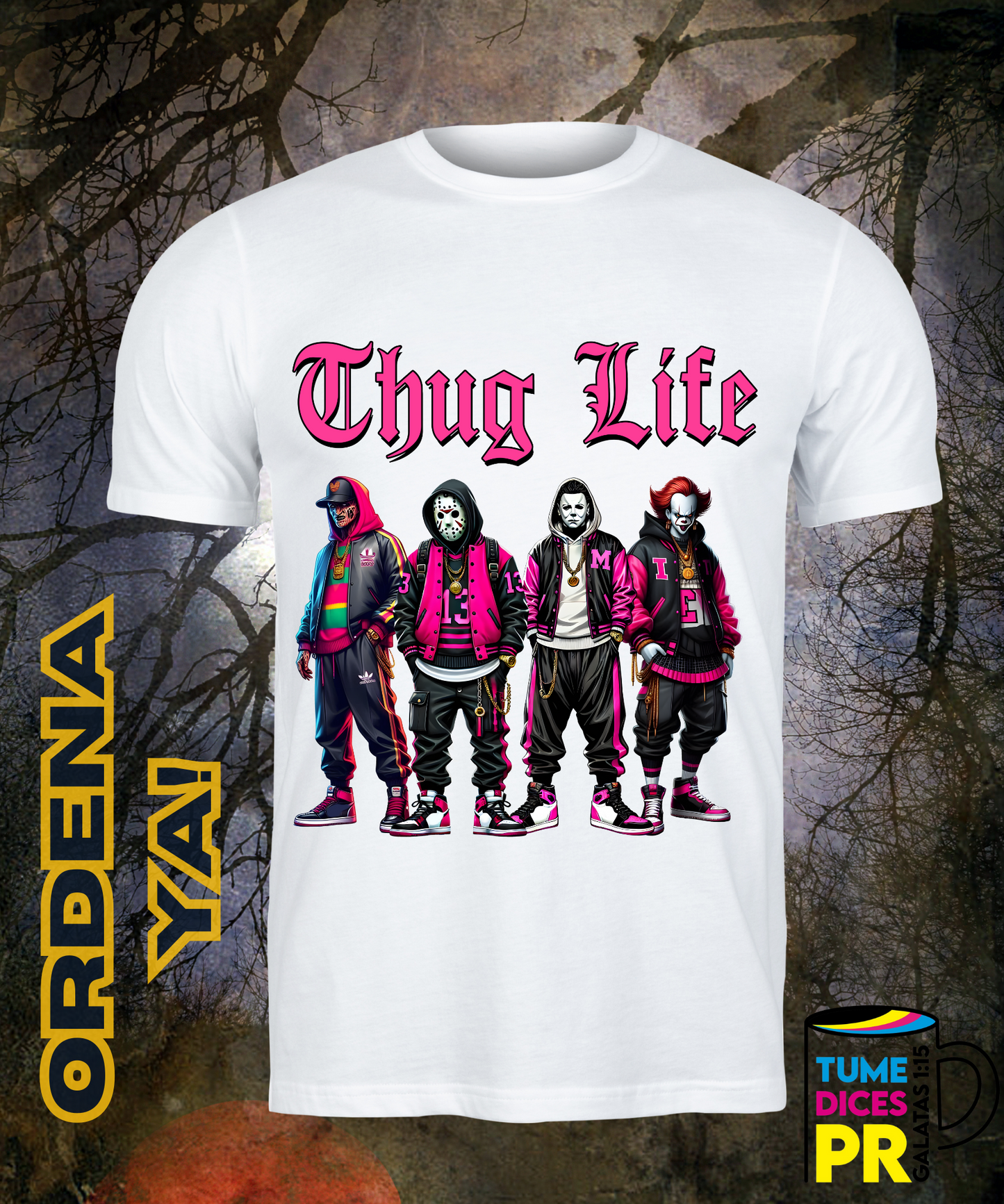 Camiseta Halloween THUG LIFE 4