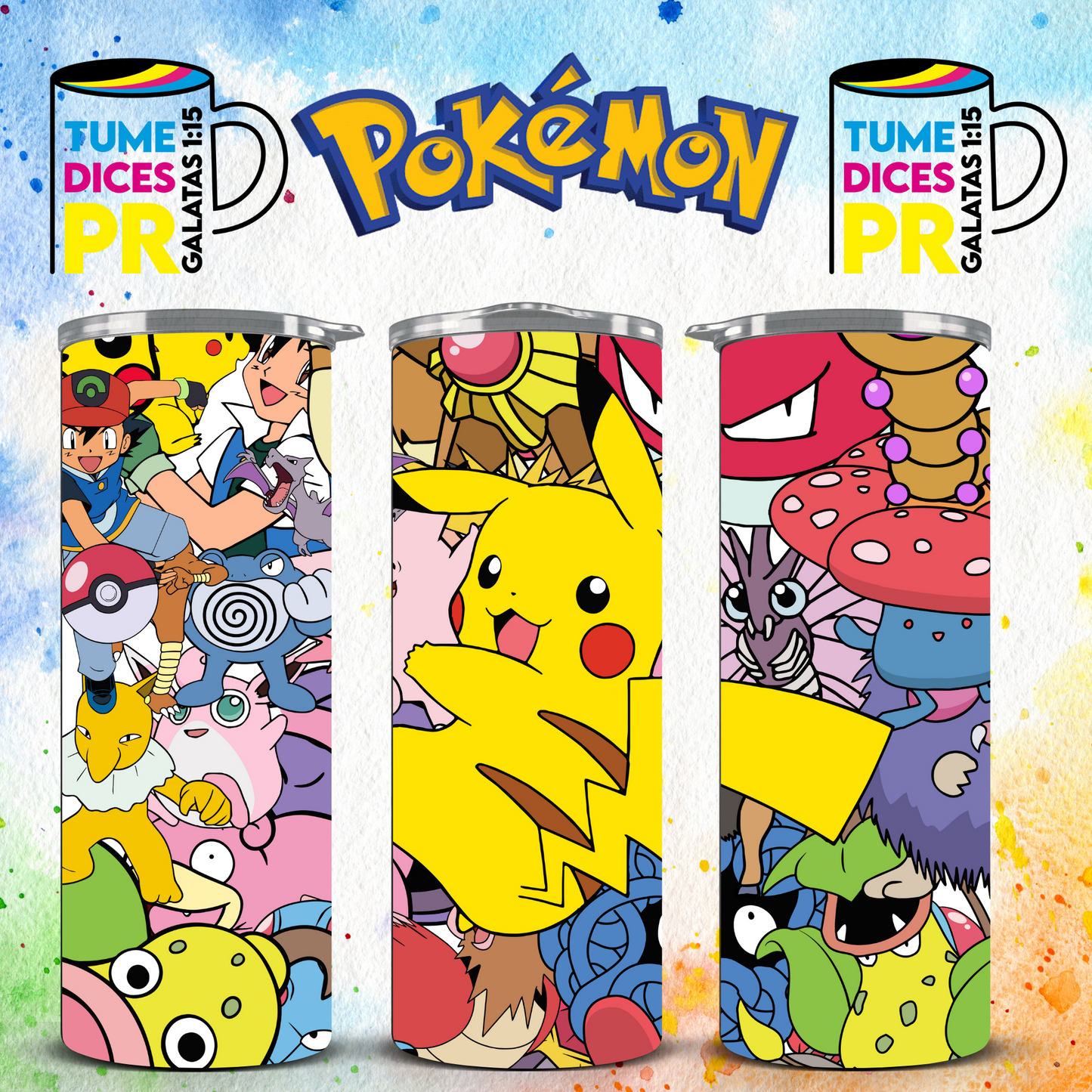 POKEMON Skinny Tumbler