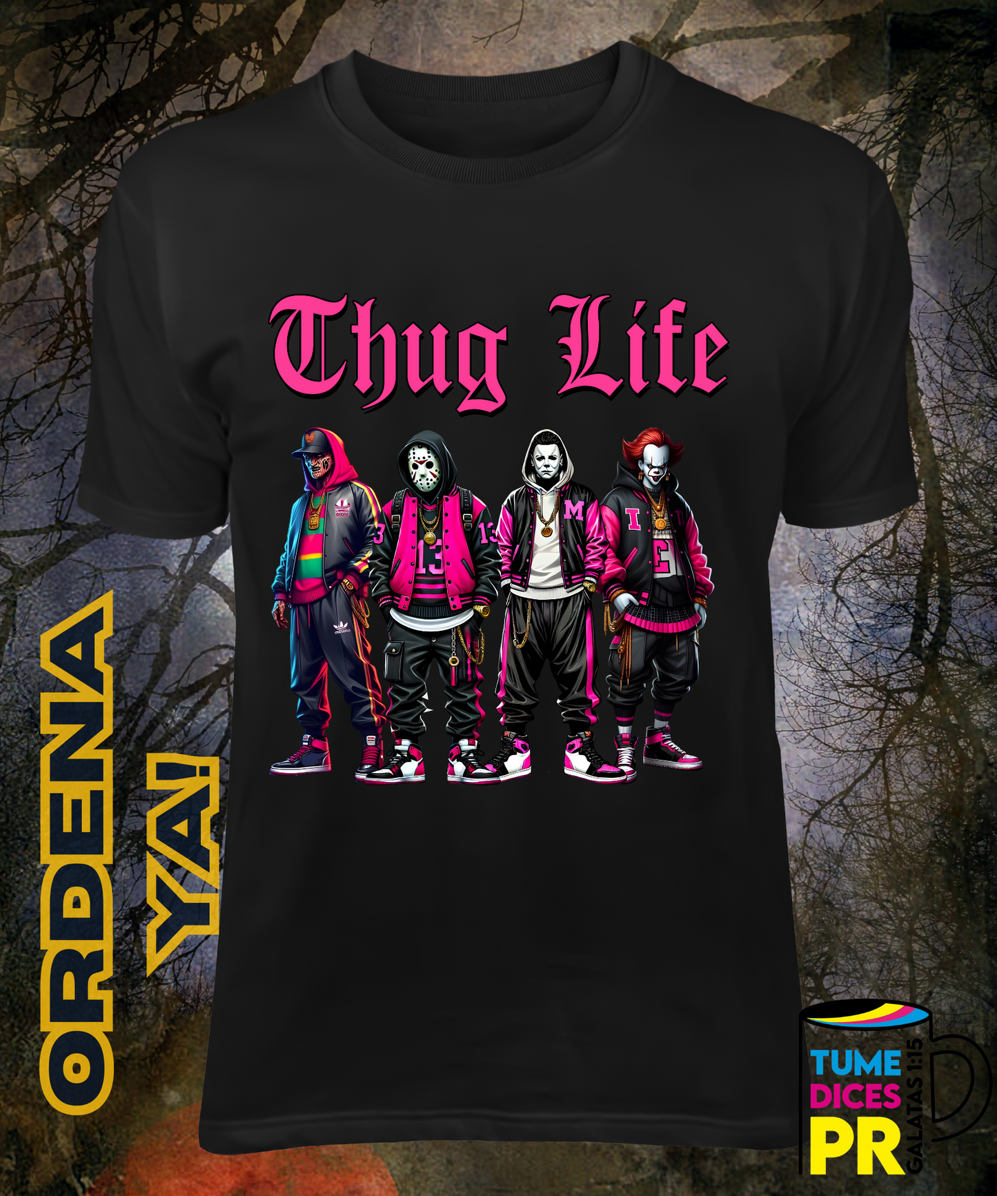 Camiseta Halloween THUG LIFE 4