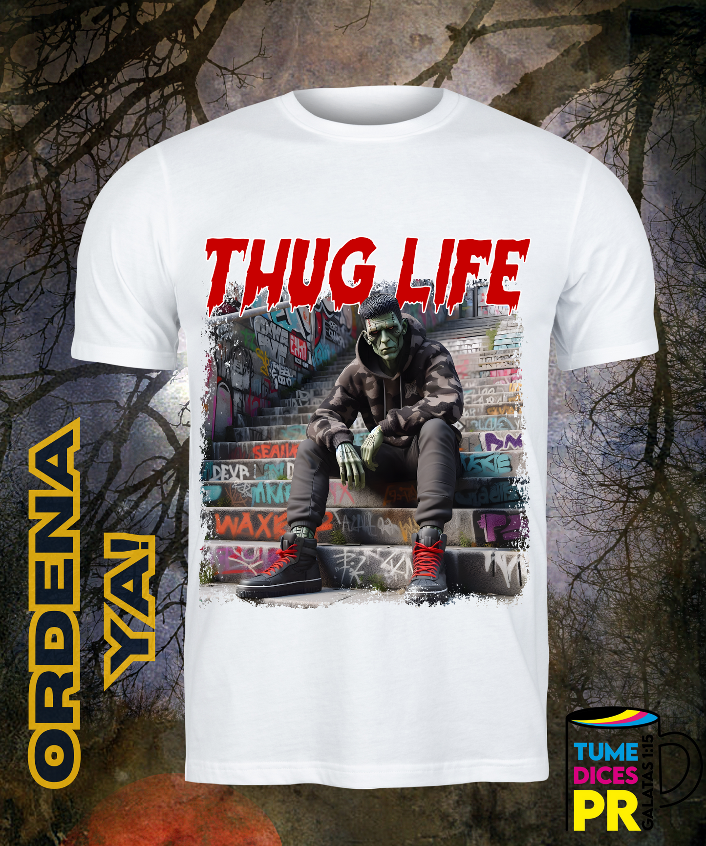 Camiseta Halloween THUG LIFE 2