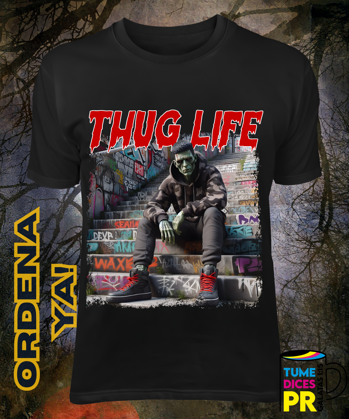 Camiseta Halloween THUG LIFE 2