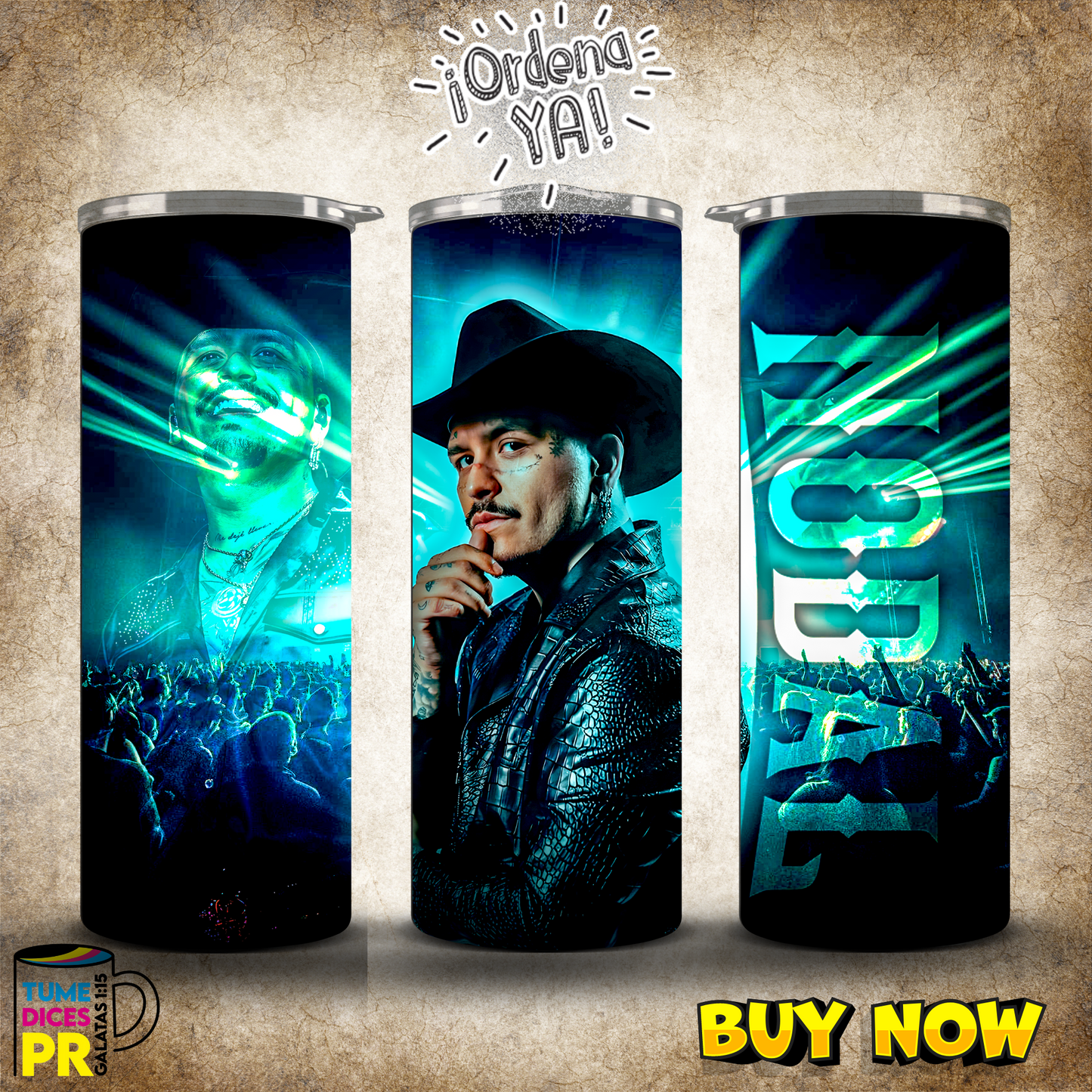 CHRISTIAN NODAL Skinny Tumbler