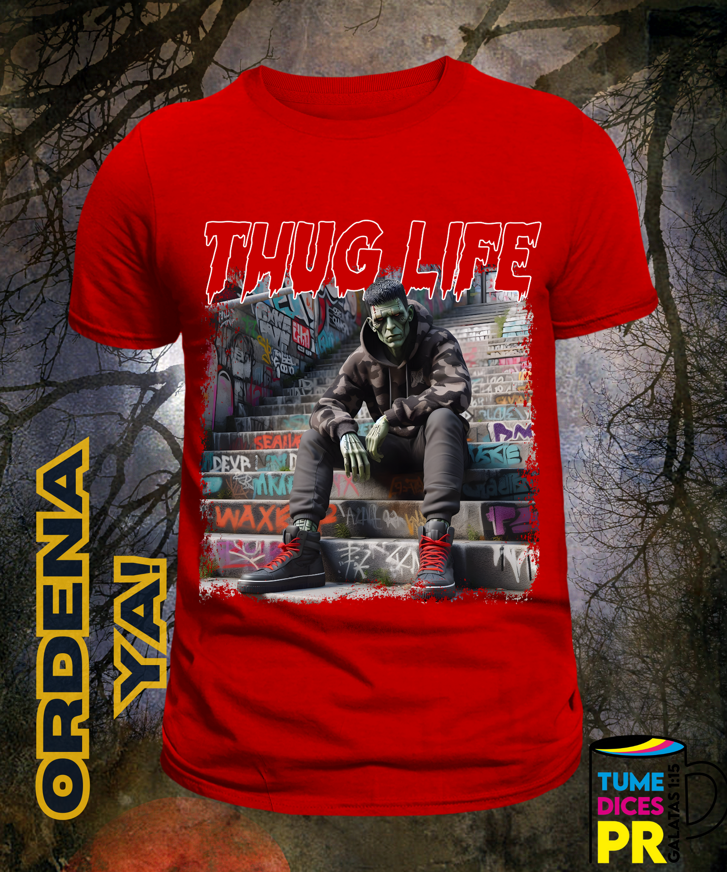 Camiseta Halloween THUG LIFE 2