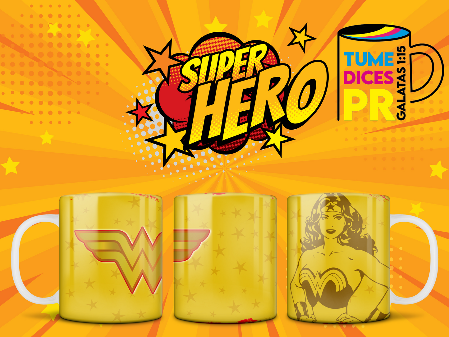 Taza SUPER HEROES