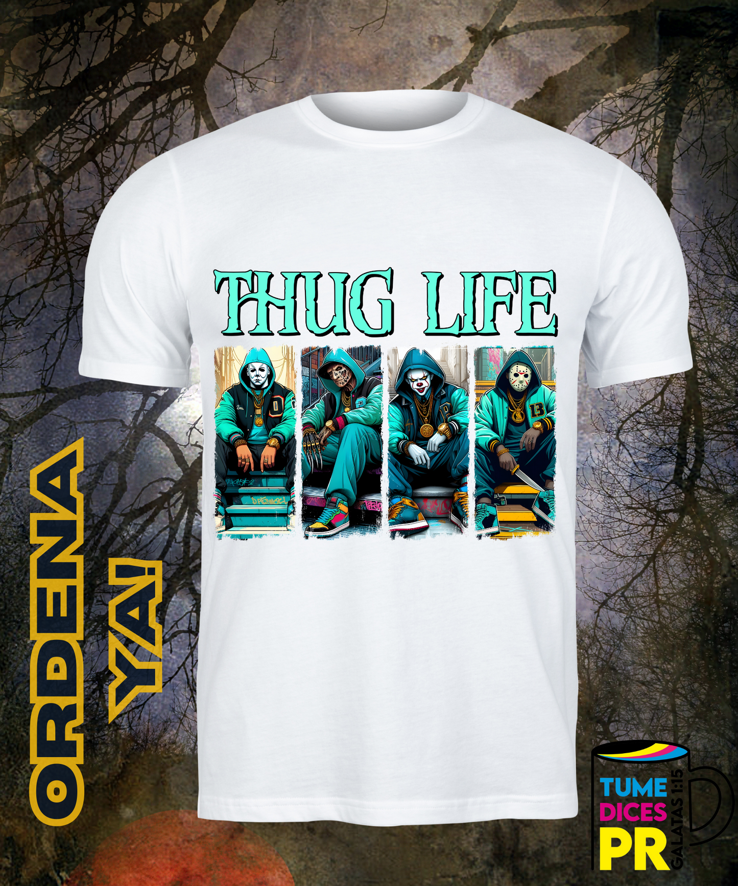 Camiseta Halloween THUG LIFE 4