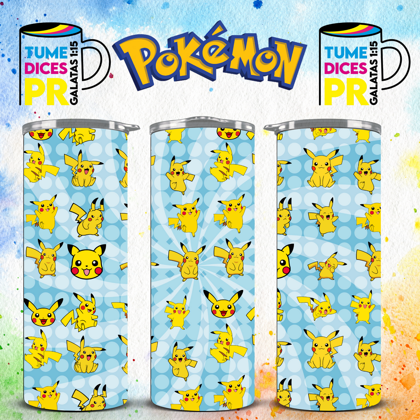 POKEMON Skinny Tumbler