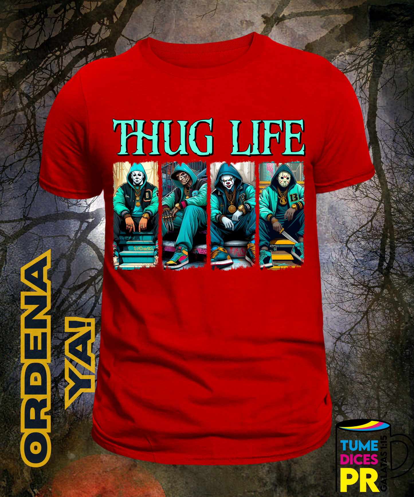 Camiseta Halloween THUG LIFE 4