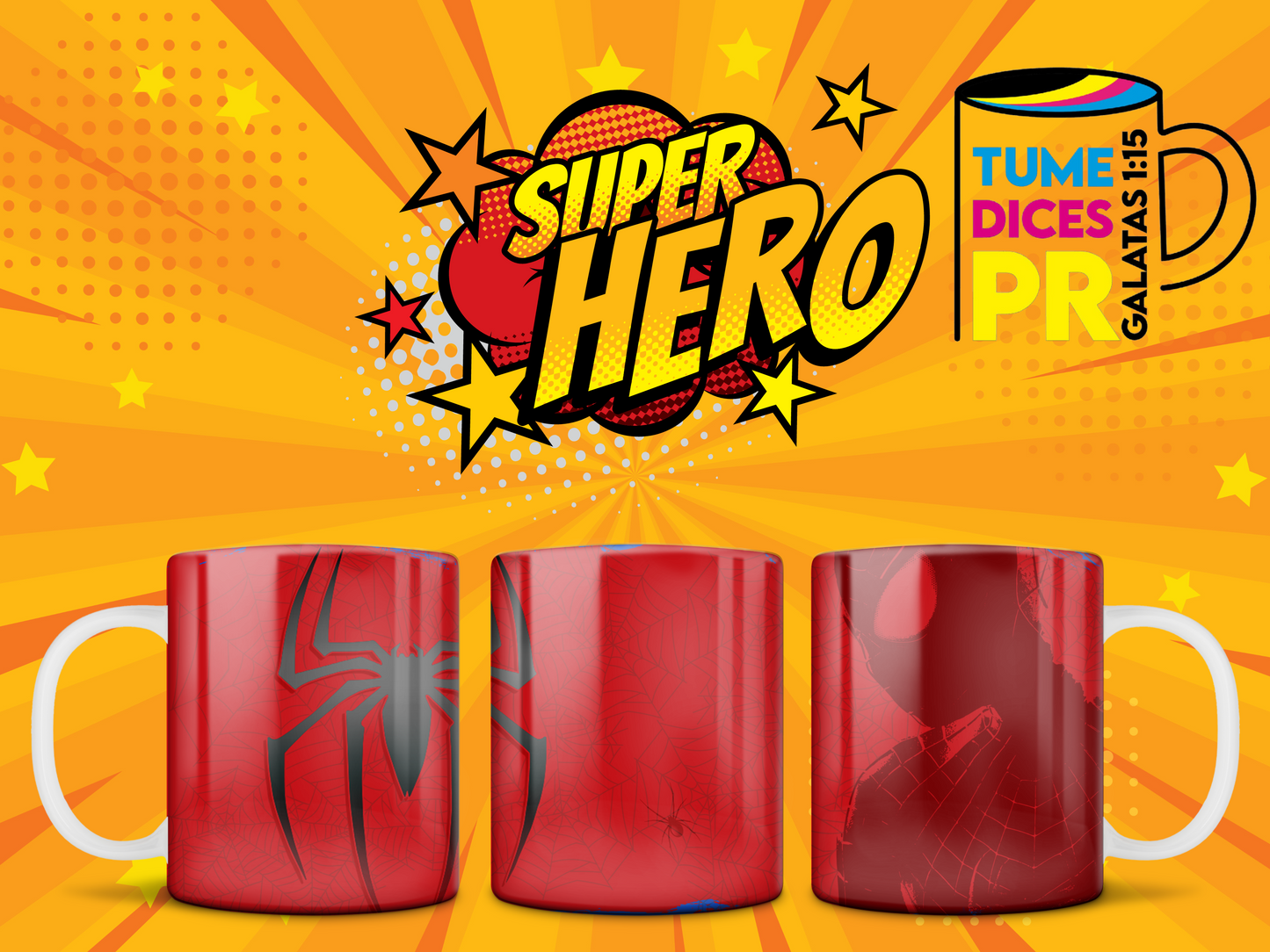 Taza SUPER HEROES