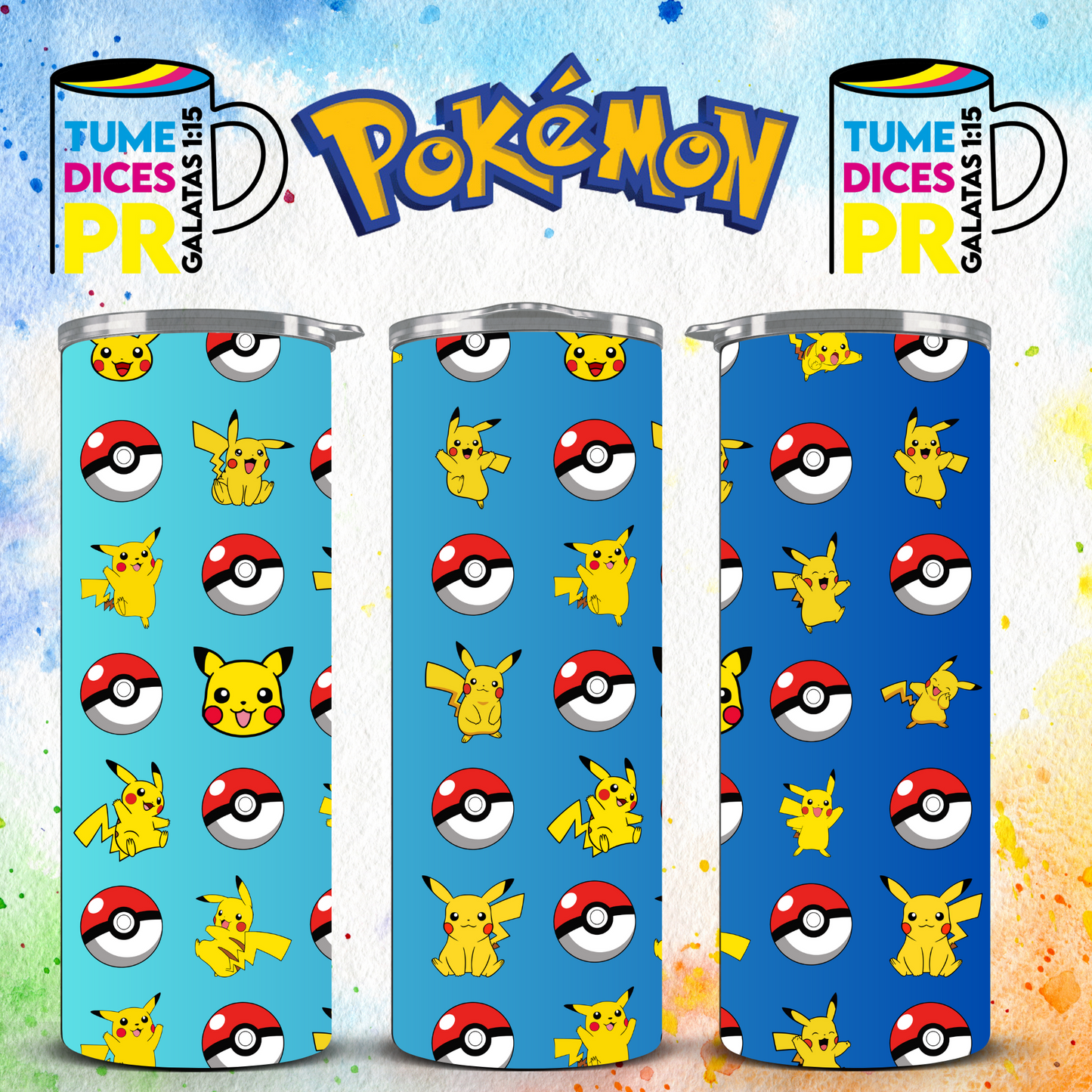 POKEMON Skinny Tumbler