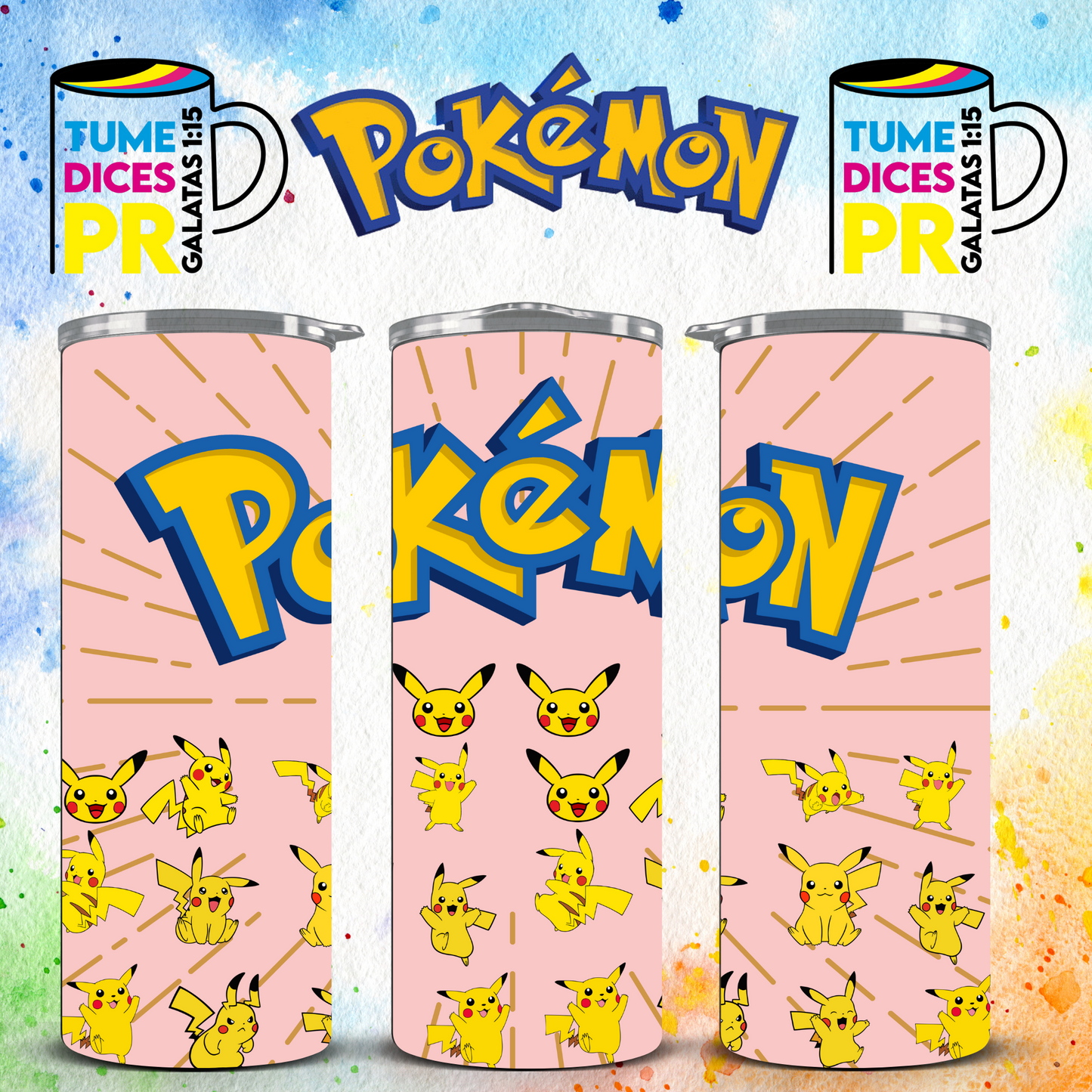 POKEMON Skinny Tumbler