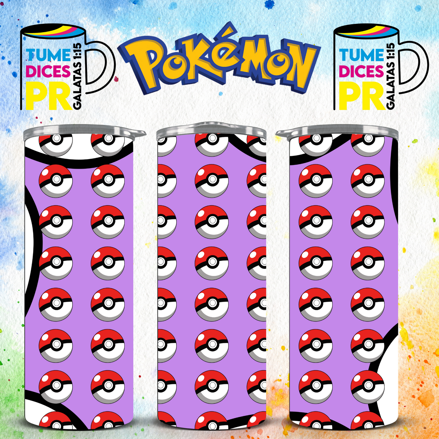 POKEMON Skinny Tumbler