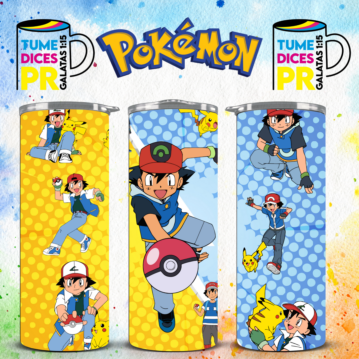 POKEMON Skinny Tumbler