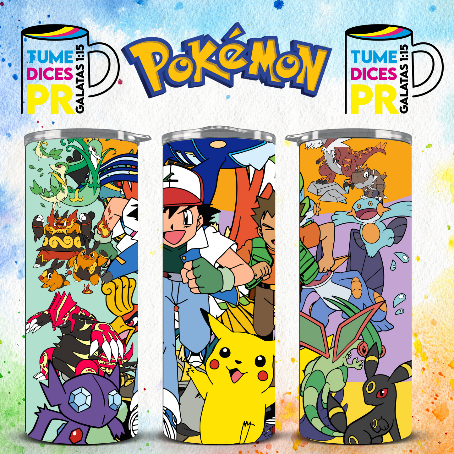 POKEMON Skinny Tumbler