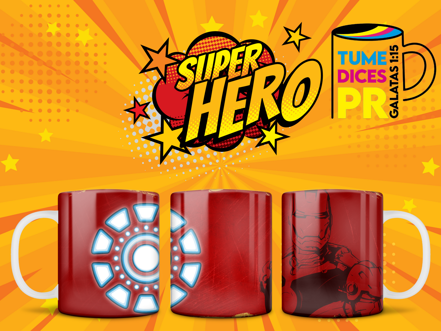 Taza SUPER HEROES