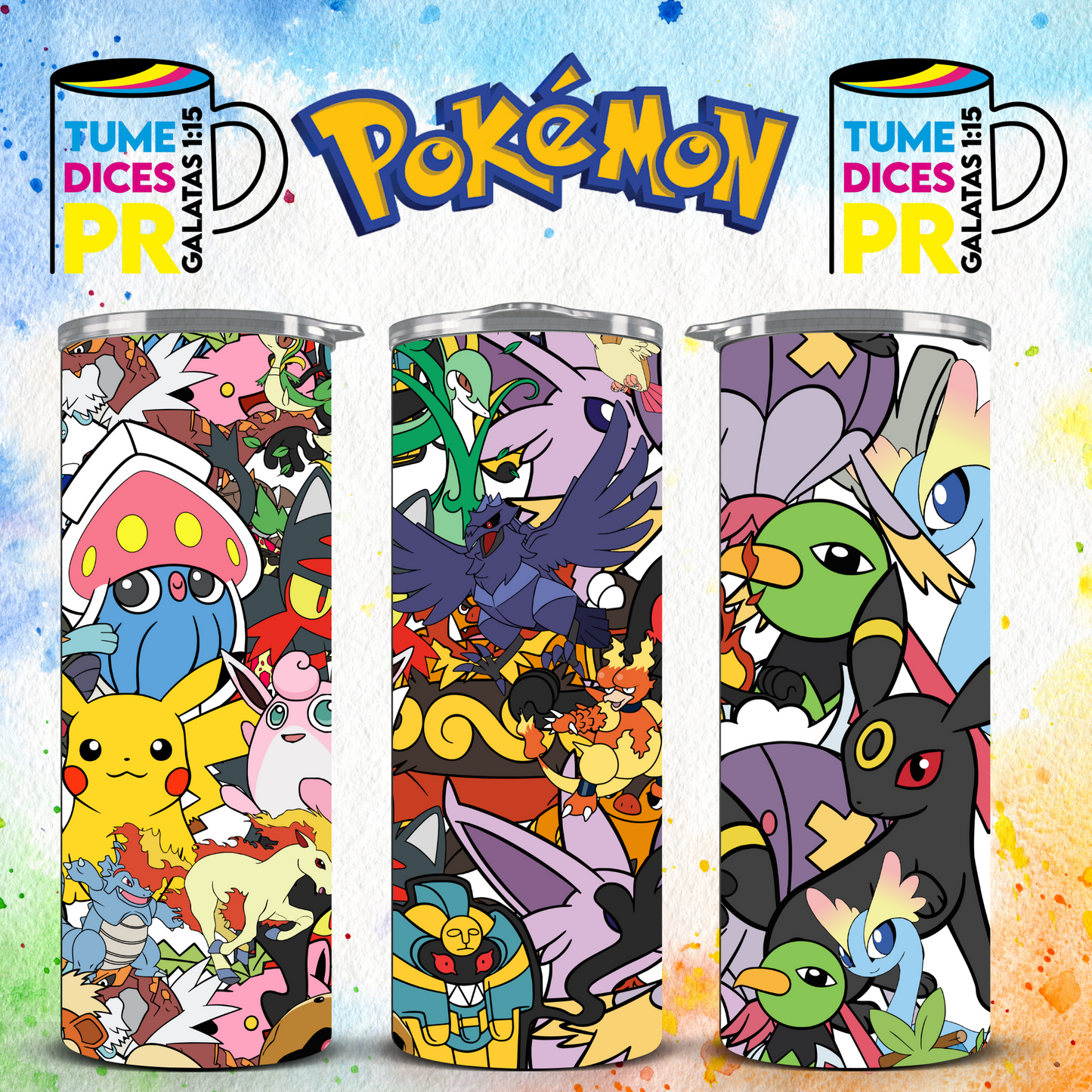 POKEMON Skinny Tumbler