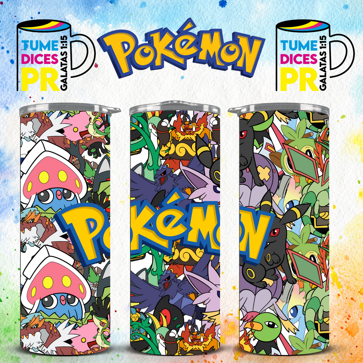 POKEMON Skinny Tumbler