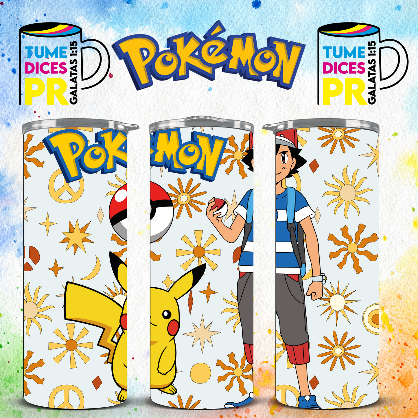 POKEMON Skinny Tumbler