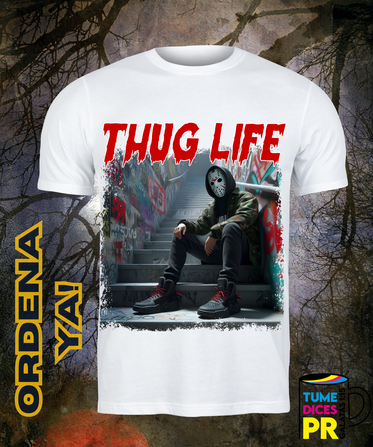 Camiseta Halloween THUG LIFE 2