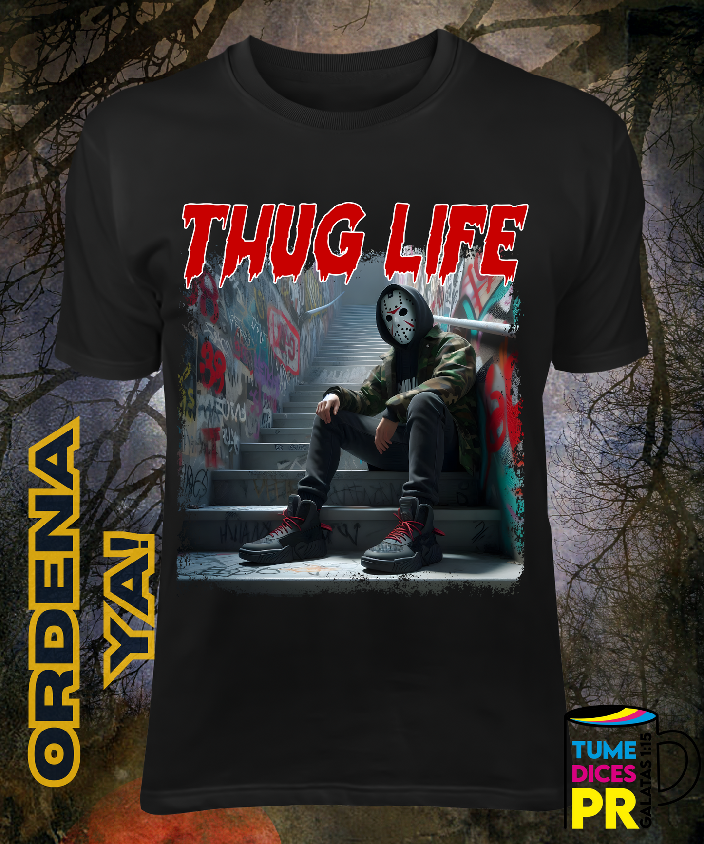 Camiseta Halloween THUG LIFE 2