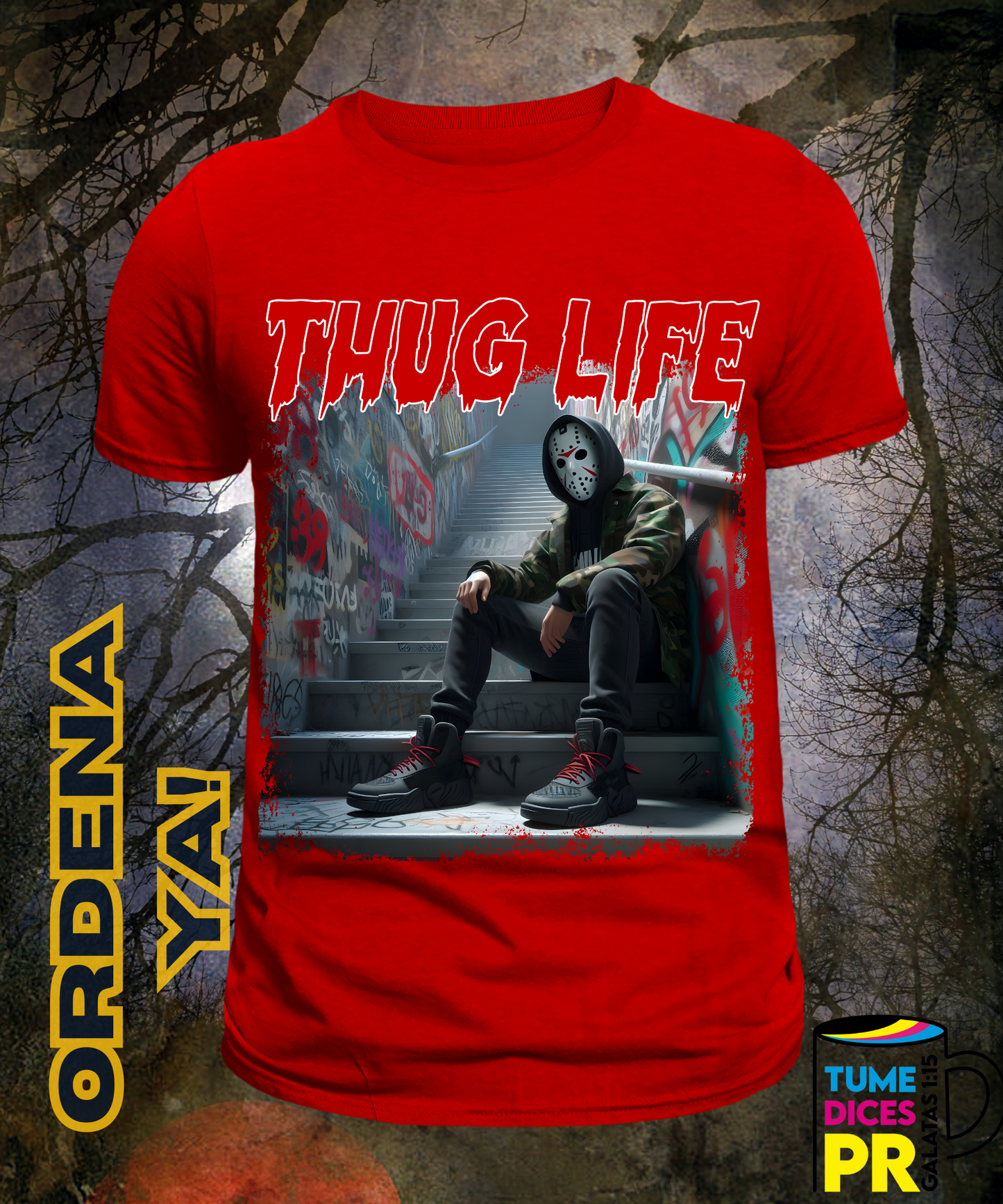 Camiseta Halloween THUG LIFE 2