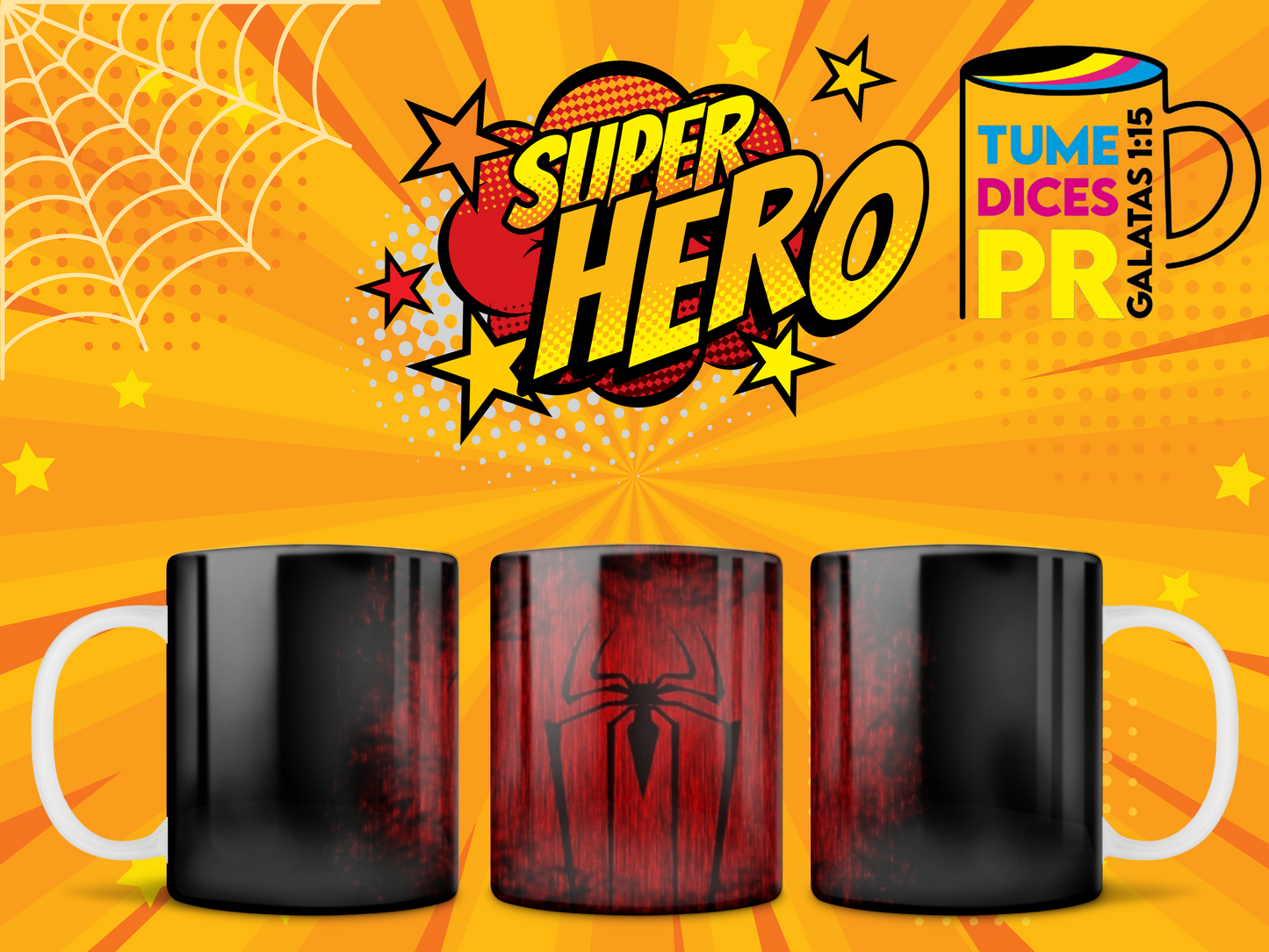 Taza SUPER HEROES