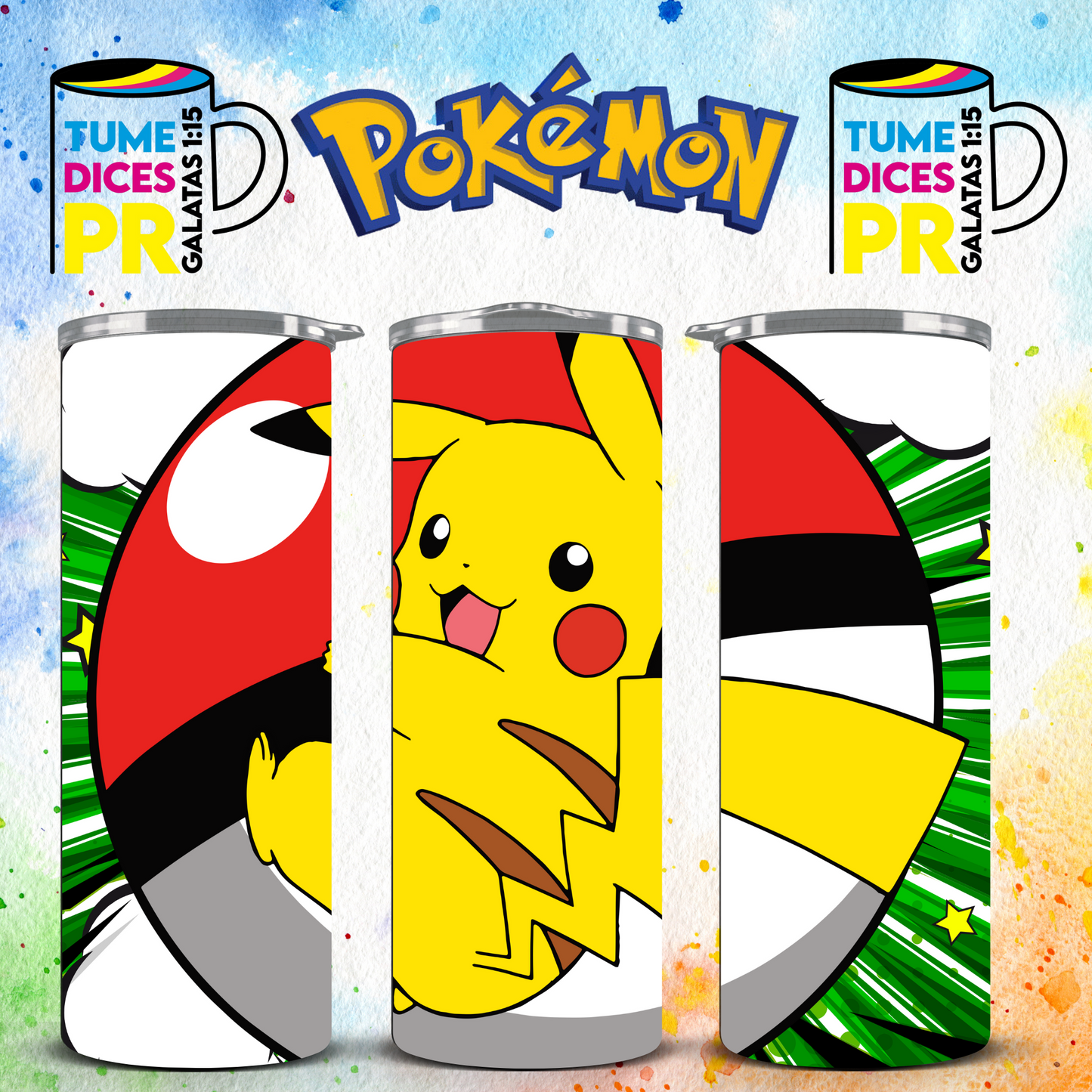 POKEMON Skinny Tumbler