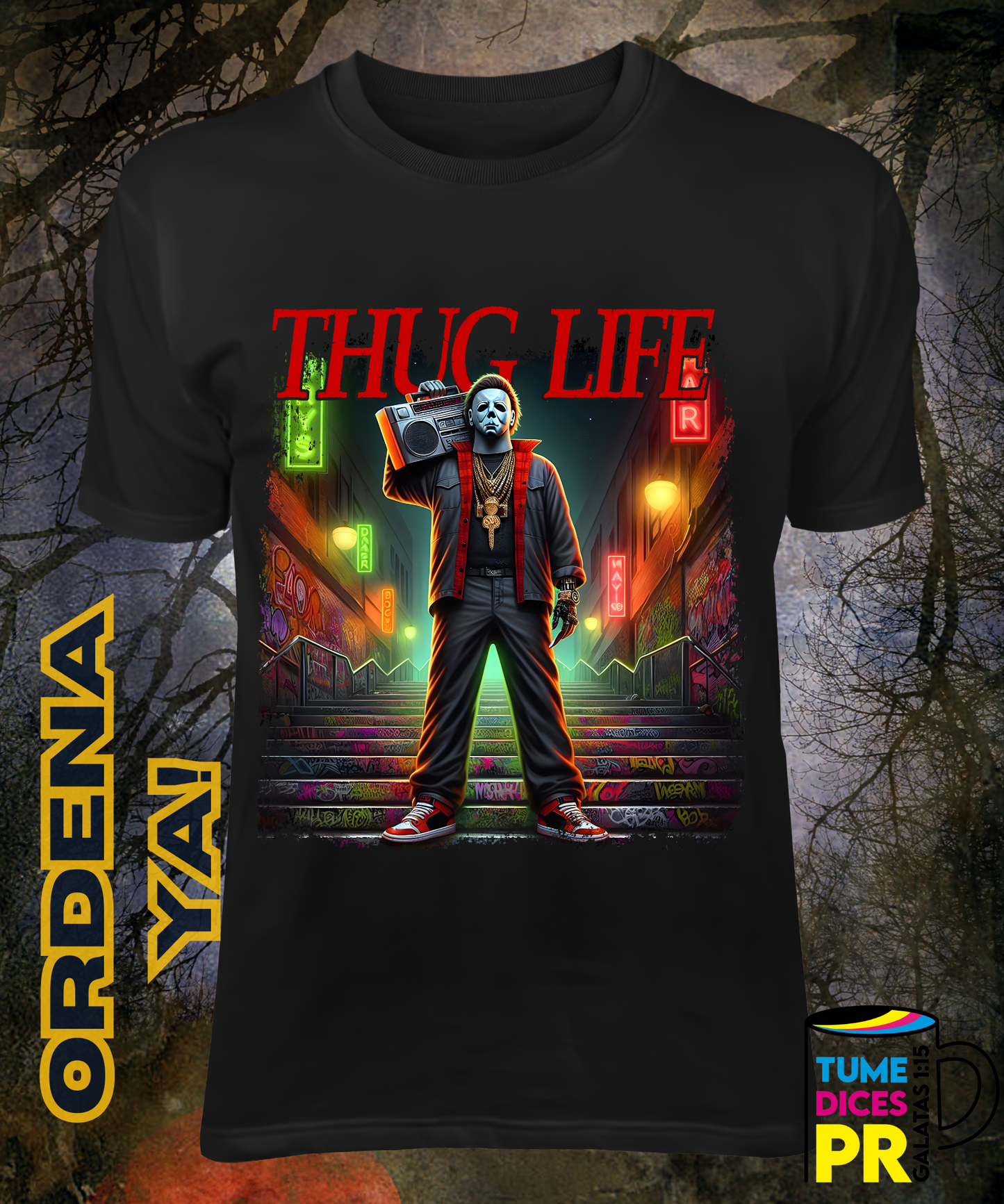 Camiseta Halloween THUG LIFE 6