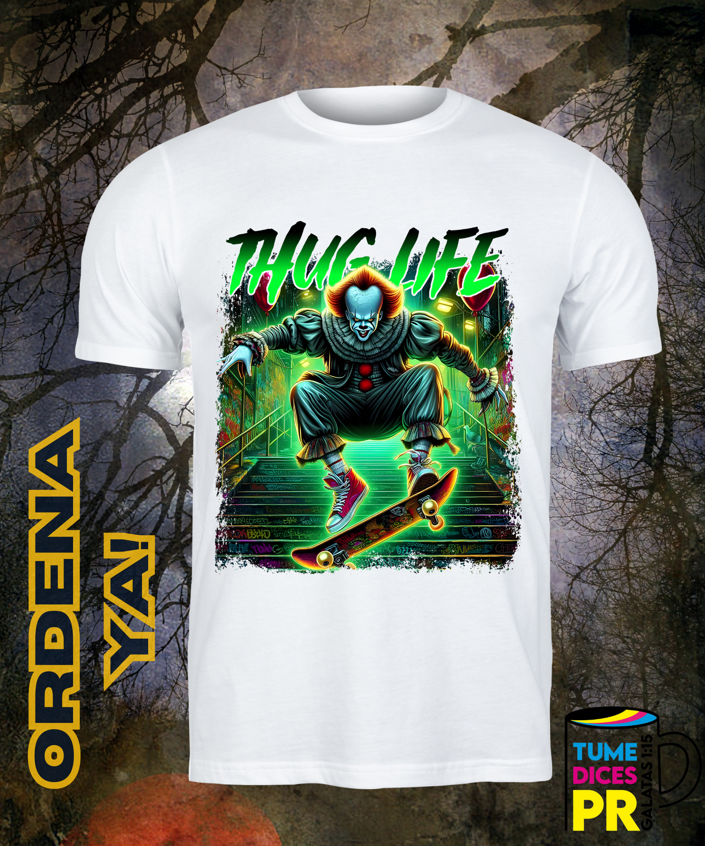 Camiseta Halloween THUG LIFE 6