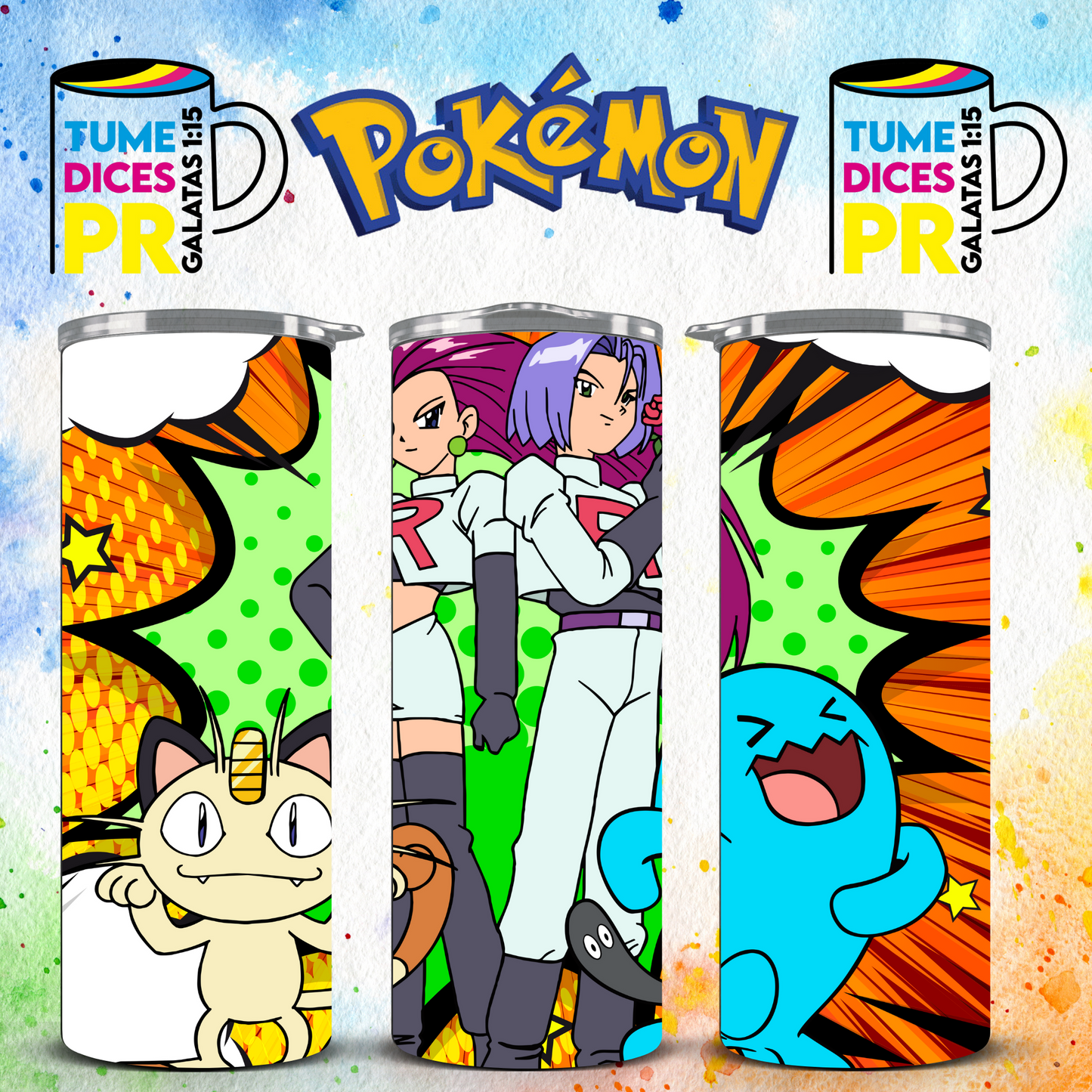 POKEMON Skinny Tumbler