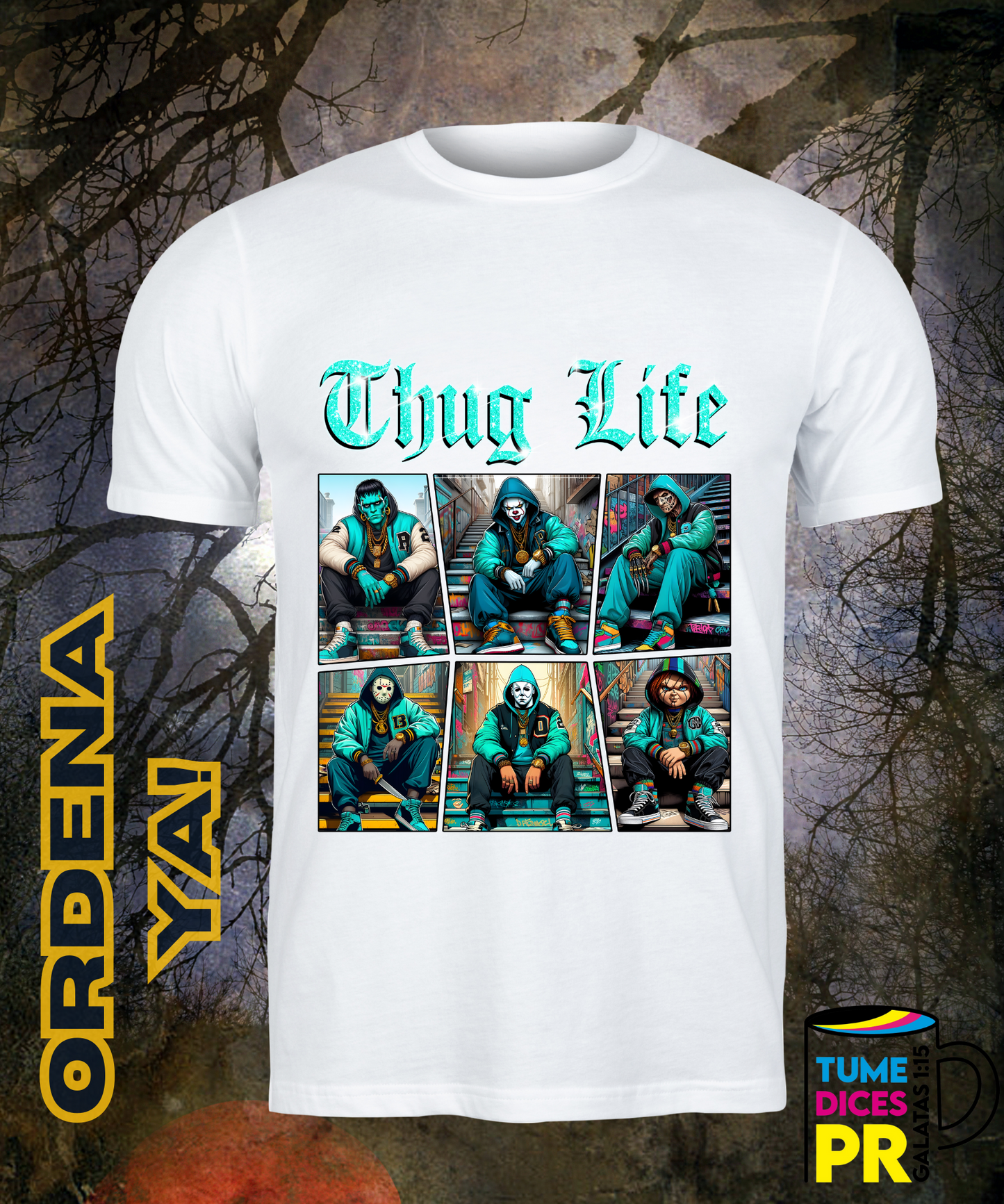 Camiseta Halloween THUG LIFE 6