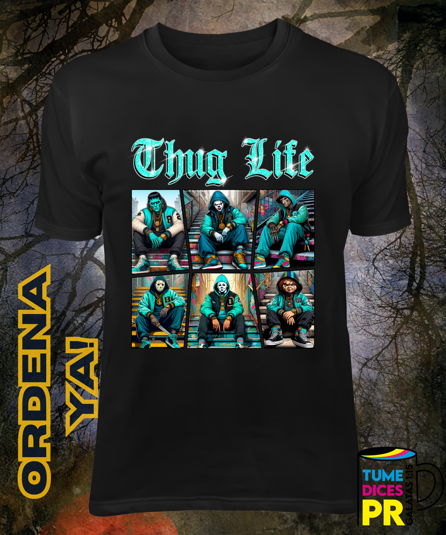 Camiseta Halloween THUG LIFE 6