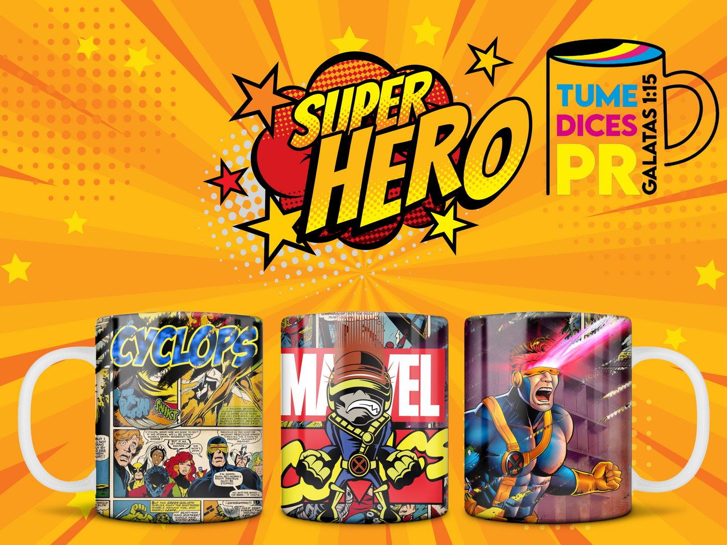 Taza SUPER HEROES