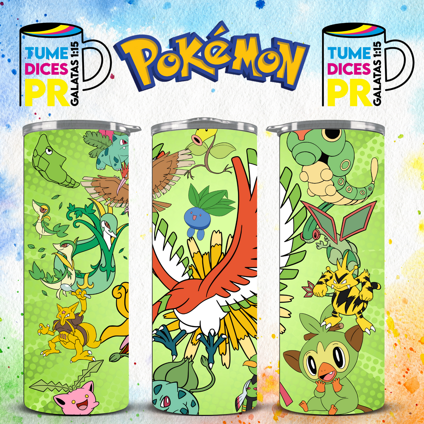 POKEMON Skinny Tumbler