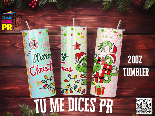 NAVIDAD 3 Skinny Tumbler