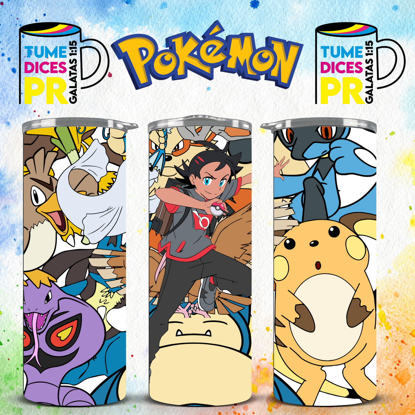 POKEMON Skinny Tumbler