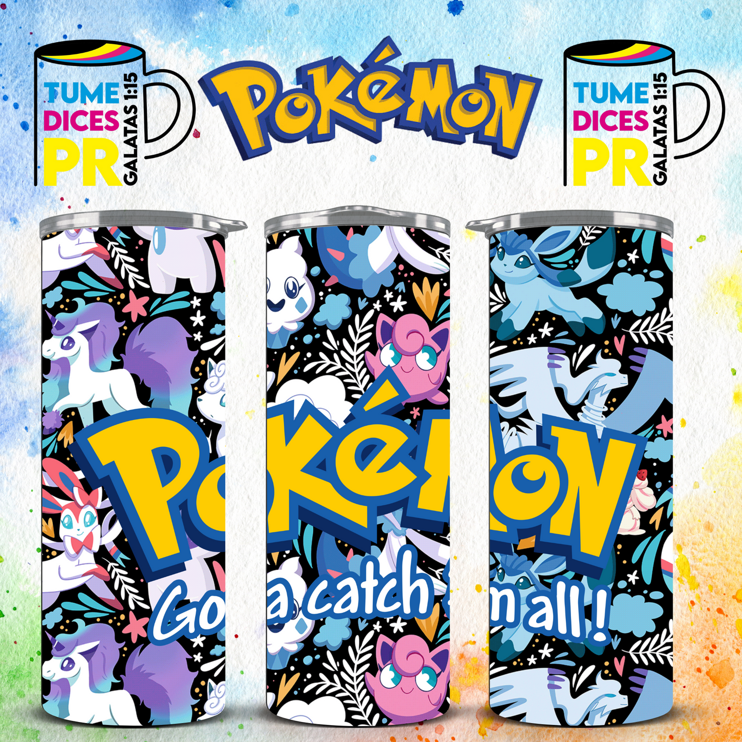 POKEMON Skinny Tumbler