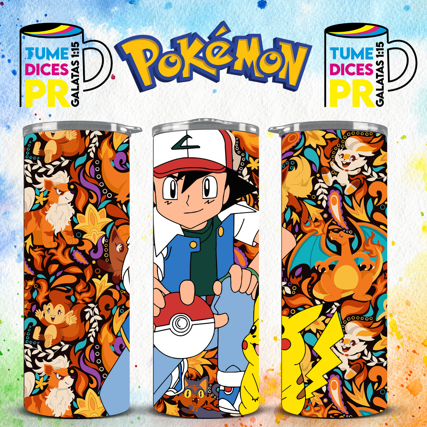 POKEMON Skinny Tumbler