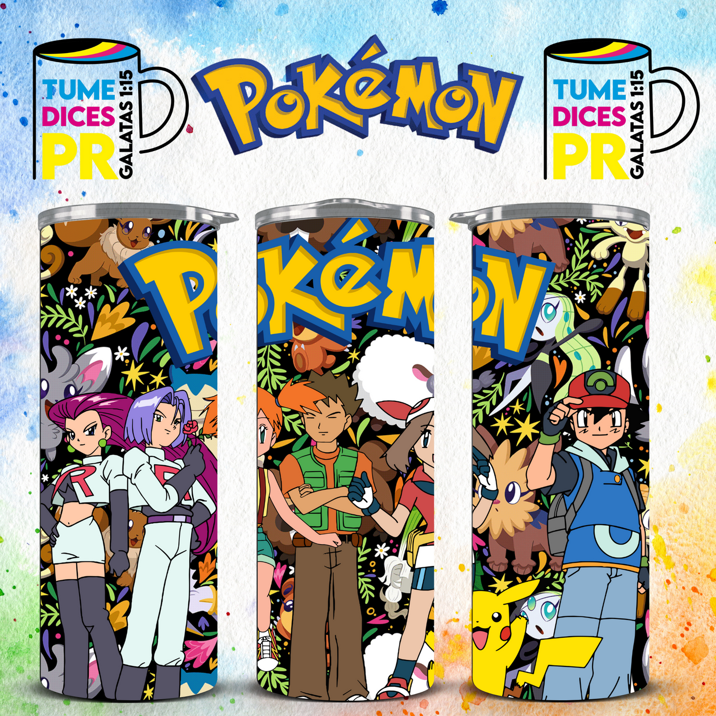 POKEMON Skinny Tumbler