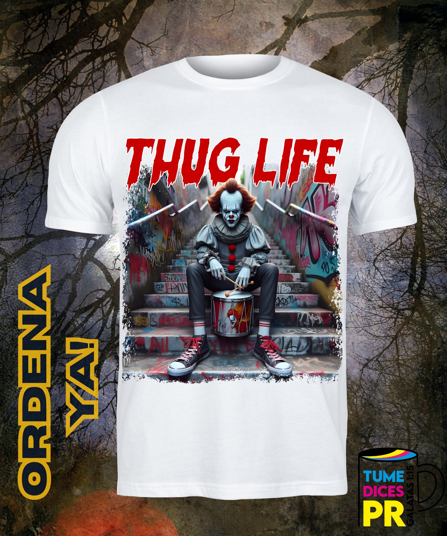 Camiseta Halloween THUG LIFE 2