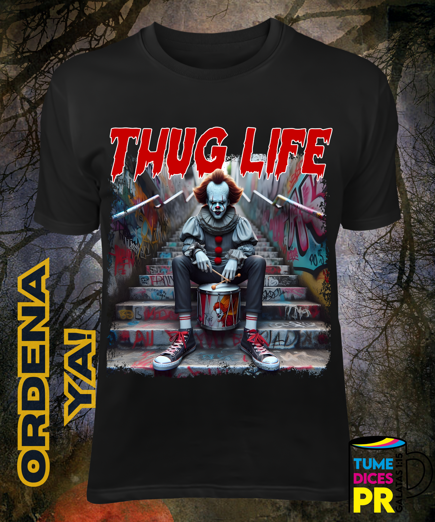 Camiseta Halloween THUG LIFE 2