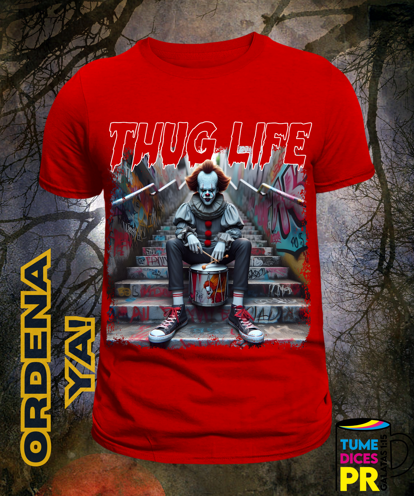 Camiseta Halloween THUG LIFE 2