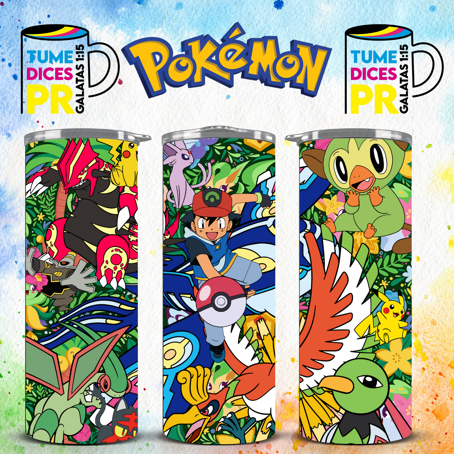 POKEMON Skinny Tumbler