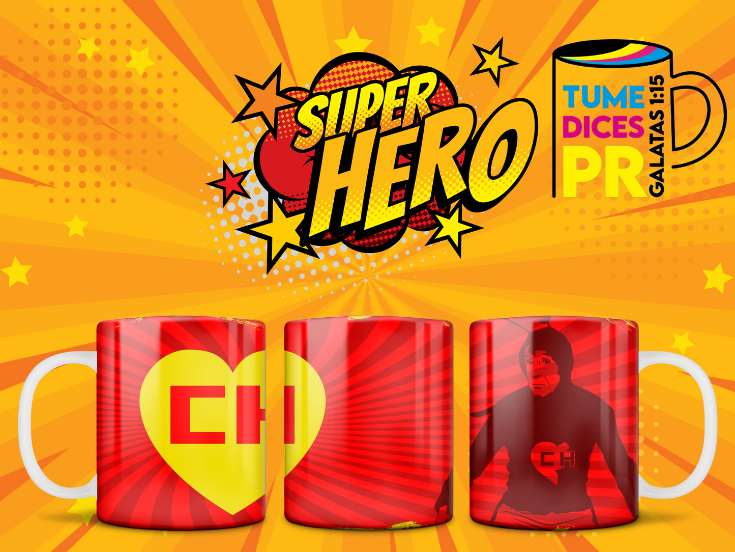 Taza SUPER HEROES 2