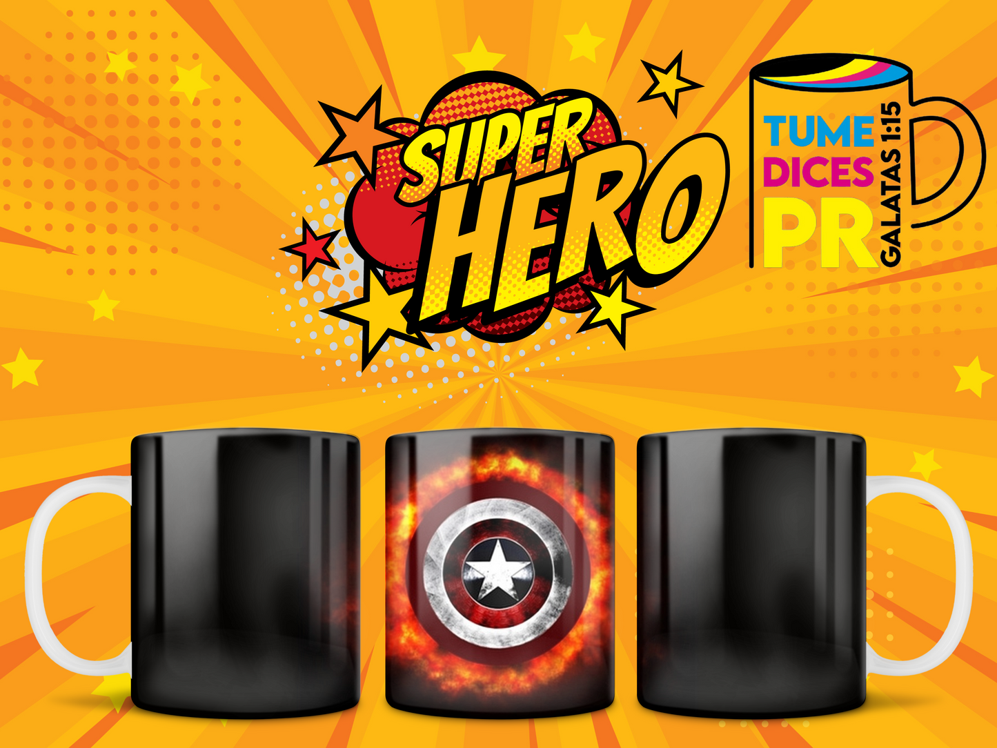 Taza SUPER HEROES 2