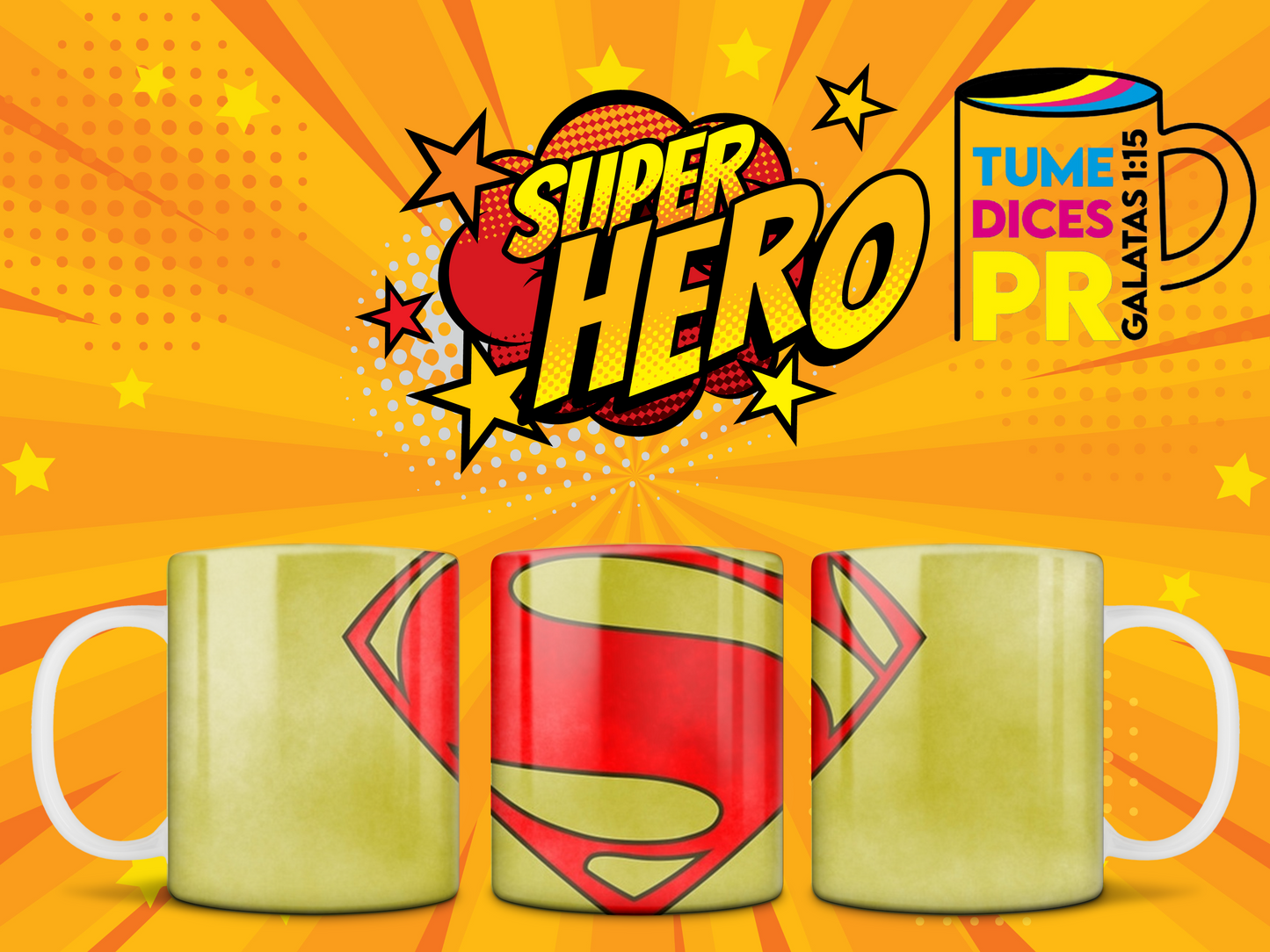 Taza SUPER HEROES 2