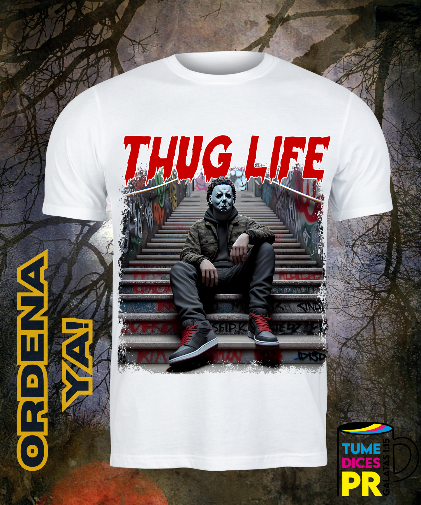 Camiseta Halloween THUG LIFE 2