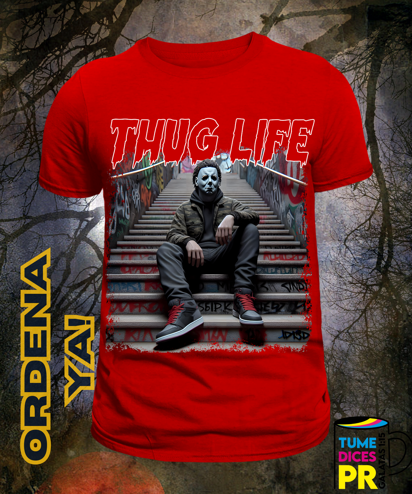 Camiseta Halloween THUG LIFE 2