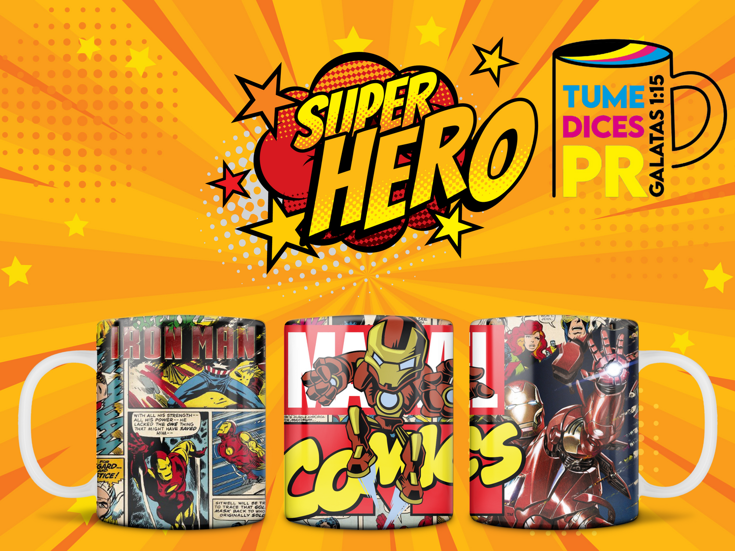 Taza SUPER HEROES 2